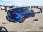 2021 Tesla Model Y Long Range Dual Motor All-wheel Drive Blue vin: 5YJYGDEE1MF078627