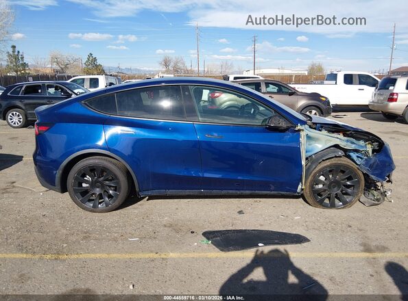 5YJYGDEE1MF078627 2021 TESLA MODEL Y Blue Սալոնի հետևի տեսք