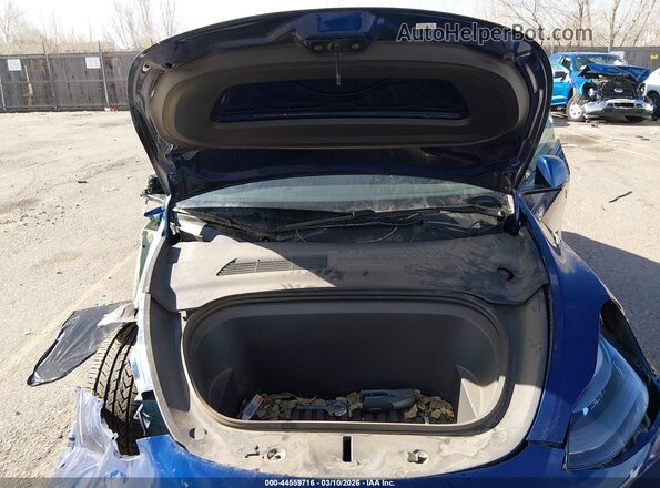 5YJYGDEE1MF078627 2021 TESLA MODEL Y Blue Հետևի տեսք