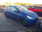 2021 Tesla Model Y Long Range Dual Motor All-wheel Drive Blue vin: 5YJYGDEE1MF092494