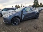 2021 Tesla Model Y Серый vin: 5YJYGDEE1MF213959