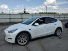 2021 Tesla Model Y White vin: 5YJYGDEE1MF280898