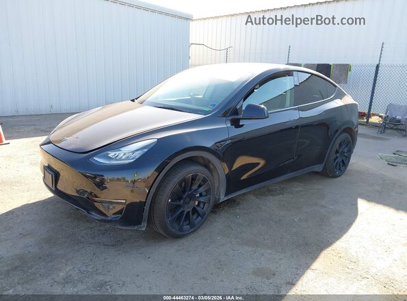 5YJYGDEE3MF259115 2021 TESLA MODEL Y Black Передня ліва чверть