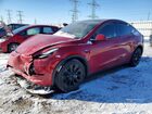 2021 Tesla Model Y Red vin: 5YJYGDEE4MF199040