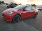 2021 Tesla Model Y Бордовый vin: 5YJYGDEE6MF102856