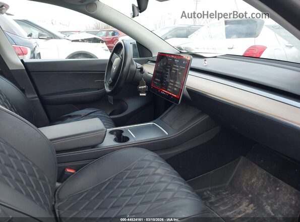 5YJYGDEE7MF258503 2021 TESLA MODEL Y Black Вид салону спереду