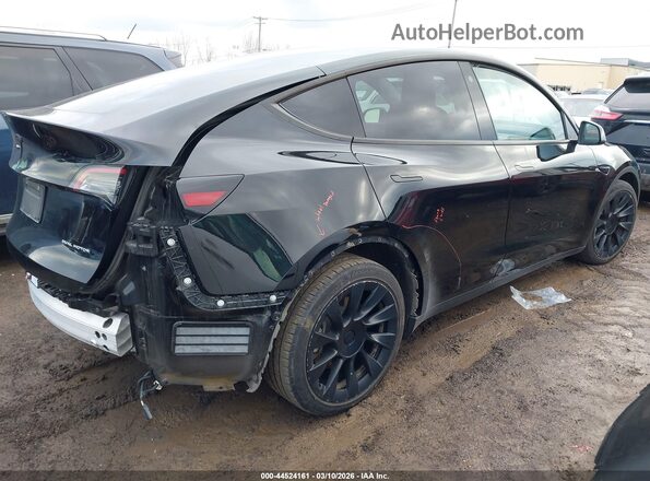 5YJYGDEE7MF258503 2021 TESLA MODEL Y Black Задня права чверть