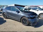 2021 Tesla Model Y Long Range Dual Motor All-wheel Drive Gray vin: 5YJYGDEE8MF096400