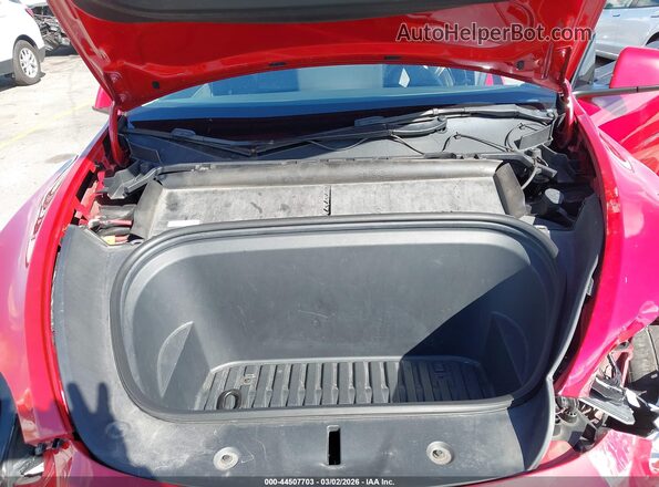 5YJYGDEE8MF253665 2021 TESLA MODEL Y Red Вид ззаду