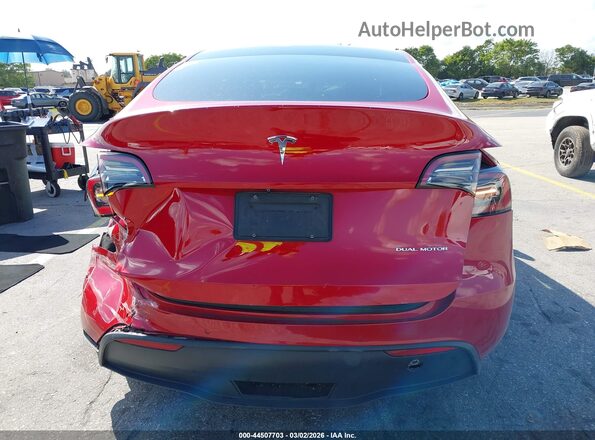 5YJYGDEE8MF253665 2021 TESLA MODEL Y Red 
