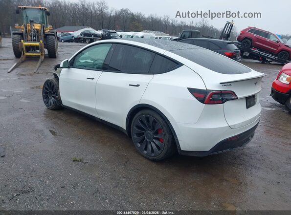 5YJYGDEF0MF209832 2021 TESLA MODEL Y Белый Задняя левая четверть