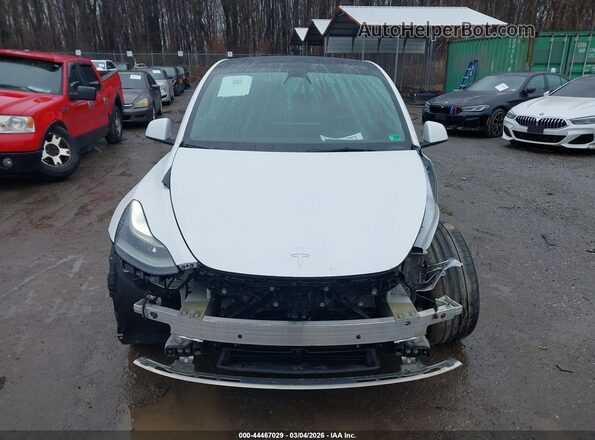 5YJYGDEF0MF209832 2021 TESLA MODEL Y Белый Вид задней части салона