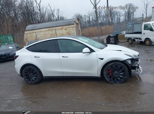 5YJYGDEF0MF209832 2021 TESLA MODEL Y Белый Панорамный вид салона 360°