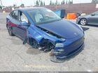 2021 Tesla Model Y Performance Dual Motor All-wheel Drive Blue vin: 5YJYGDEF4MF246561