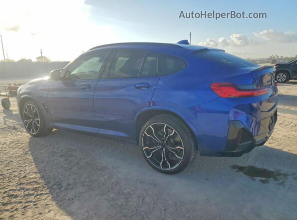 5YM23EC03P9R59740 2023 BMW X4 Синий Задняя левая четверть