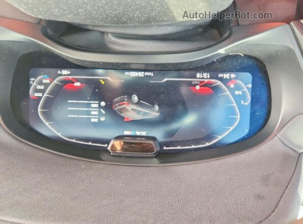 5YM23EC03P9R59740 2023 BMW X4 Синий Вид щитка приборов
