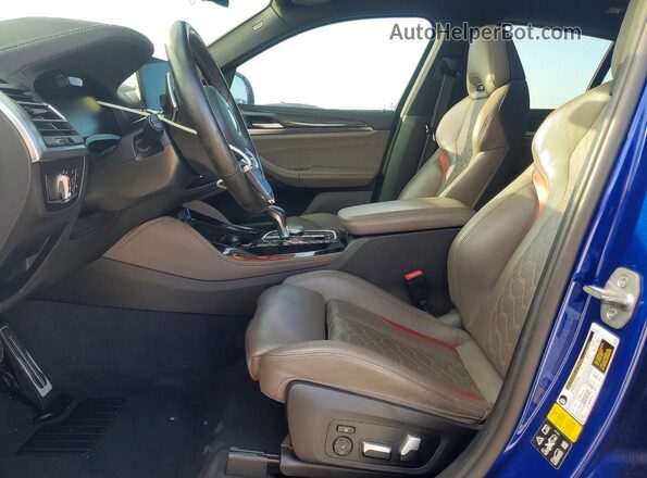 5YM23EC03P9R59740 2023 BMW X4 Синий Вид салона спереди