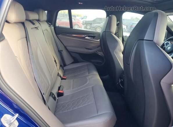5YM23EC03P9R59740 2023 BMW X4 Синий Вид задних сидений