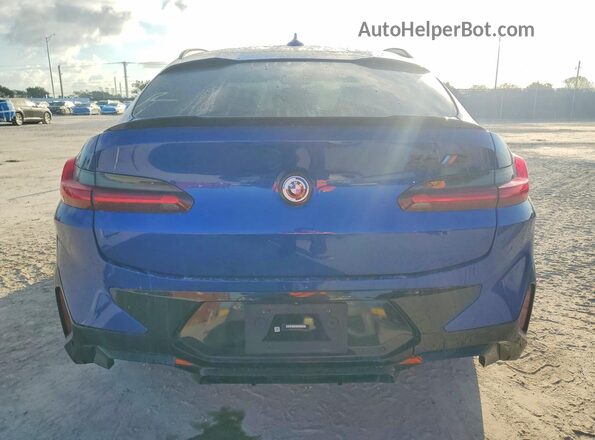 5YM23EC03P9R59740 2023 BMW X4 Синий Вид сзади