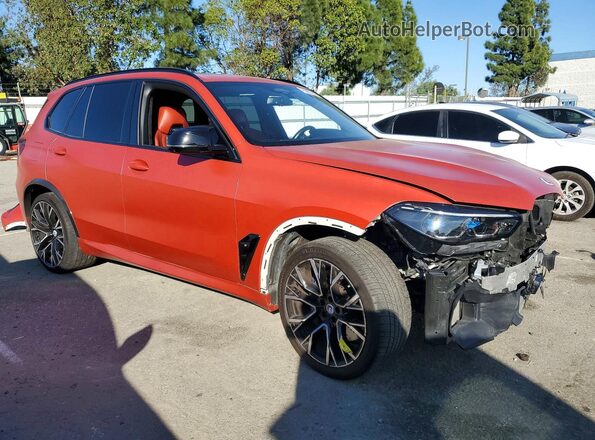5YMJU0C08P9P69718 2023 BMW X5 Red Передня права чверть