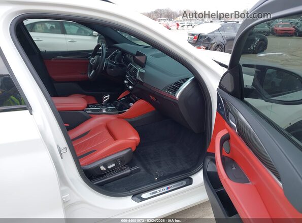 5YMUJ0C01LLU67299 2020 BMW X4 White Vista interior delantera