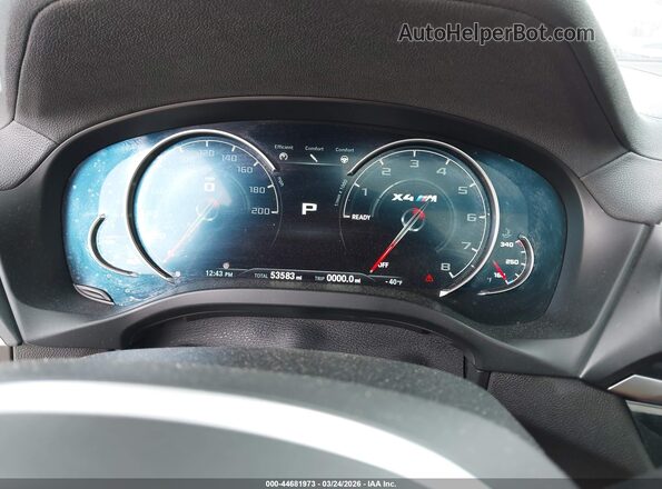 5YMUJ0C01LLU67299 2020 BMW X4 White Vista de los asientos traseros