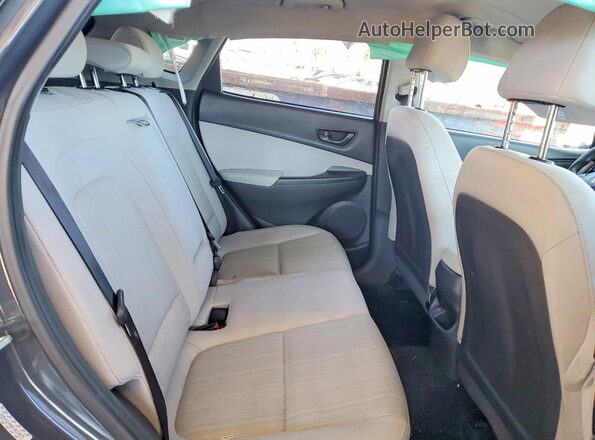KM8K62AB0PU032075 2023 HYUNDAI KONA Серый Вид задней части салона
