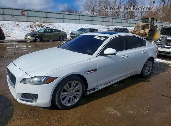 SAJBD4BV7GCY06652 2016 JAGUAR XF White Tył lewy