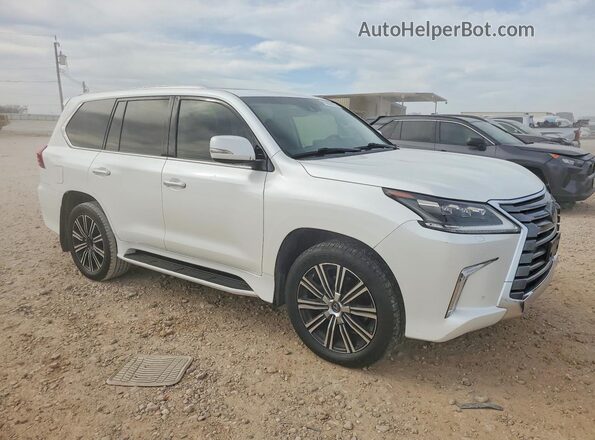 JTJHY7AX2K4285258 2019 LEXUS LX White Вид спереду