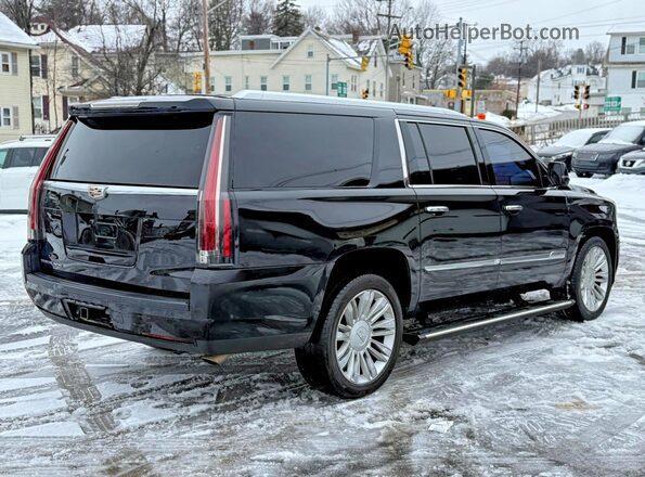 1GYS4KKJ7JR156350 2018 CADILLAC ESCALADE Черный Передняя правая четверть