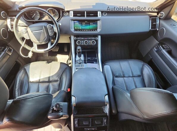 SALWR2FV4HA132420 2017 LAND ROVER RANGE Silver Widok zestawu wskaźników