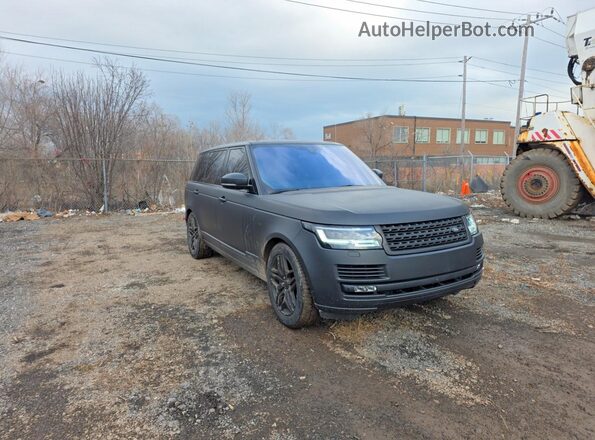 SALGS3EF1GA274604 2016 LAND ROVER RANGE ROVER Черный Задняя правая четверть