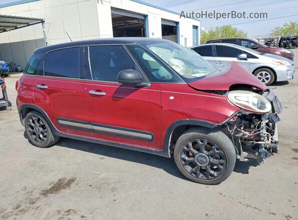 ZFBCFADH4GZ037434 2016 FIAT 500L Бордовый Вид спереди