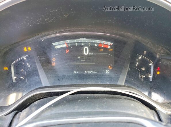 7FARW1H58HE000423 2017 HONDA CRV Серебряный Вид задних сидений