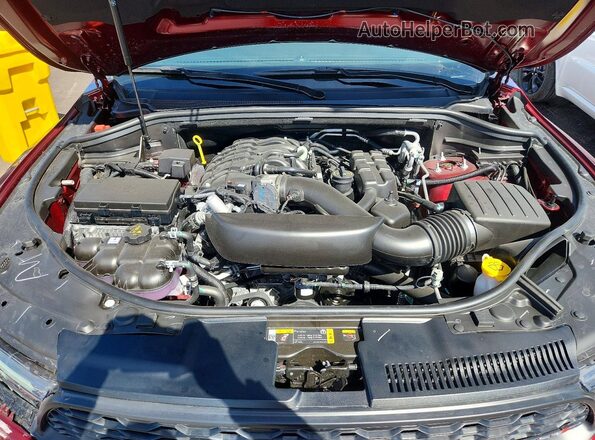 1C4RDJDG0TC176168 2026 DODGE DURANGO Red ძრავის განყოფილების ხედი