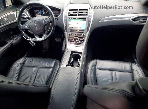 3LN6L5LU9HR654127 2017 LINCOLN MKZ Черный Вид щитка приборов