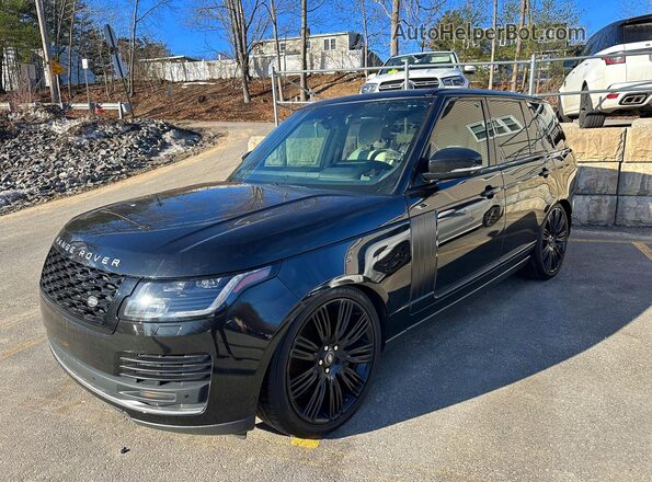 SALGS2SE0LA574568 2020 LAND ROVER RANGE Черный Передняя левая четверть