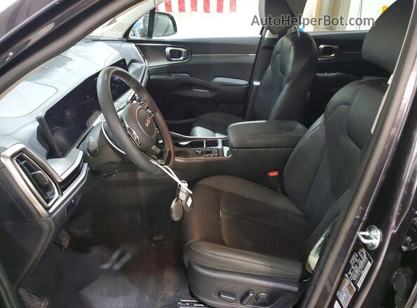 5XYRLDJC1SG370059 2025 KIA SORENTO Black Вид салону спереду
