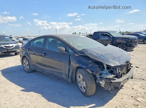 3KPFK4A74HE158321 2017 KIA FORTE Черный Передняя правая четверть