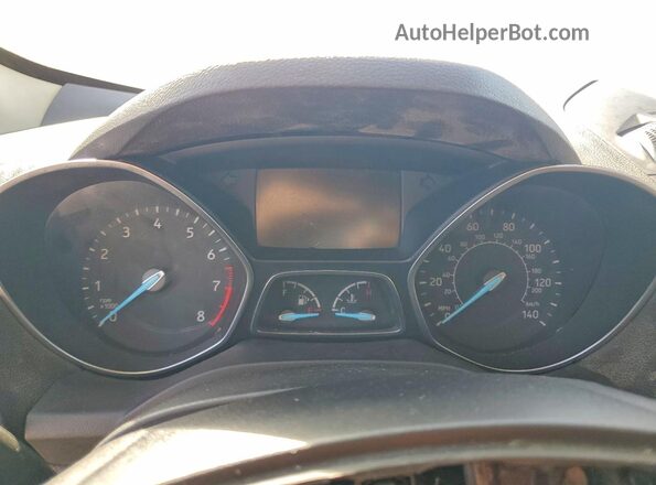 1FMCU0JDXHUE57577 2017 FORD ESCAPE Серебряный Вид щитка приборов
