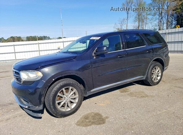 1C4RDJAG8GC354063 2016 DODGE DURANGO Черный Задняя левая четверть