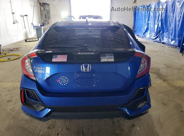 SHHFK7H87LU213314 2020 HONDA CIVIC Синий Вид салона спереди