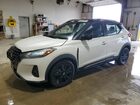 2021 Nissan Kicks Sr White vin: 3N1CP5DV8ML473880 Damage: Left Front Fender, Severe Damage, Replacement Required