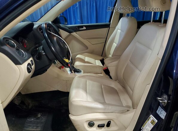 WVGBV7AX1GW545593 2016 VOLKSWAGEN TIGUAN Синий Вид панели приборов