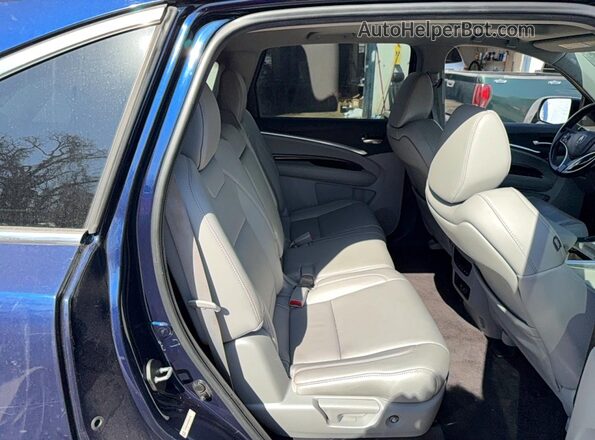 5FRYD4H54HB006216 2017 ACURA MDX Синий Вид салона спереди