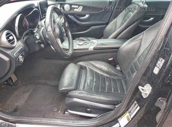 55SWF6EBXJU255195 2018 MERCEDES-BENZ C Black Вид панелі приладів