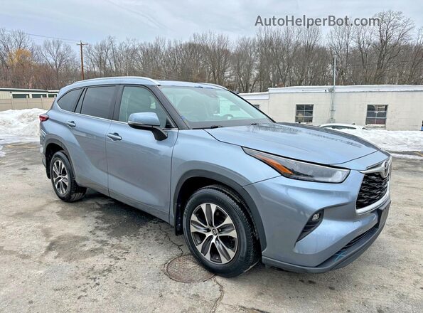 5TDKDRBH0PS005727 2023 TOYOTA HIGHLANDER Серый Вид спереди