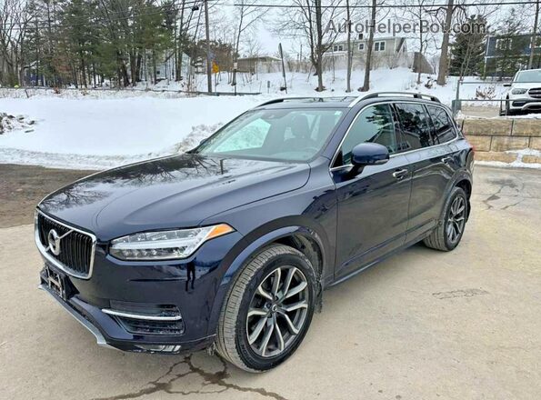 YV4A22PK9K1439533 2019 VOLVO XC90 Черный Задняя левая четверть