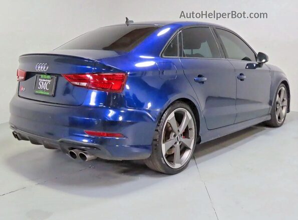 WAUB1GFF6KA100141 2019 AUDI S3 Blue Przód prawy