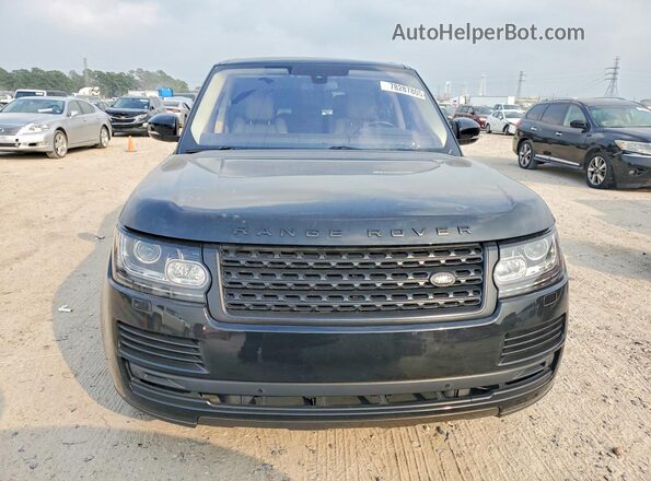 SALGS2PF3GA305634 2016 LAND ROVER RANGE ROVER Black Rear view